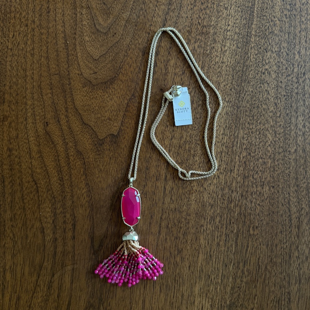 Kendra Scott Pink and Gold Necklace NWT